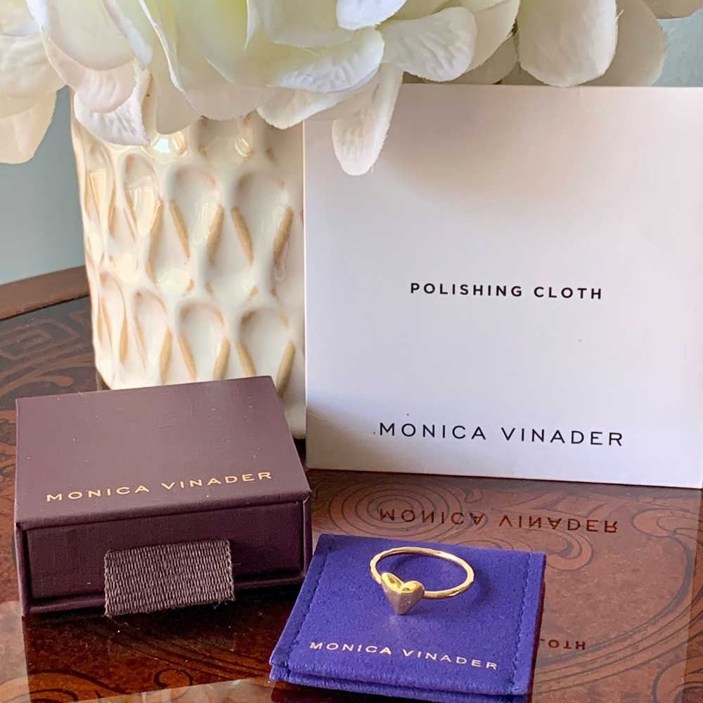 MONICA VINADER Heart Ring